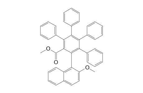 2-Methoxy-1-[(2-methoxycarbonyl)-3,4,5,6-tetraphenylphenyl]naphthalene