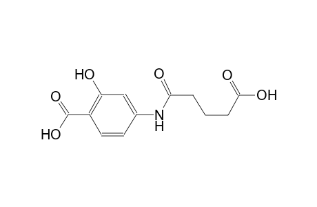 4-[(4-carboxybutanoyl)amino]-2-hydroxybenzoic acid