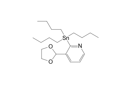 Tributyl-[3-(1,3-dioxolan-2-yl)-2-pyridinyl]stannane