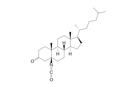3-Oxacholestan-5.beta.-isocyanate