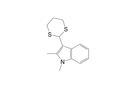 3-(1,3-dithian-2-yl)-1,2-dimethyl-indole