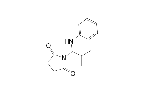 1-(1-Anilino-2-methylpropyl)-2,5-pyrrolidinedione