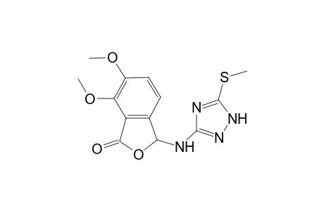 1(3H)-Isobenzofuranone, 6,7-dimethoxy-3-[[5-(methylthio)-1H-1,2,4-triazol-3-yl]amino]-