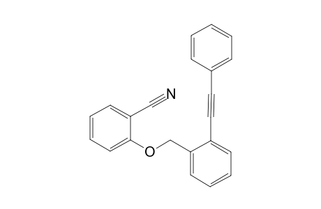 2-[[2-(Phenylethynyl)benzyl]oxy]benzonitrile