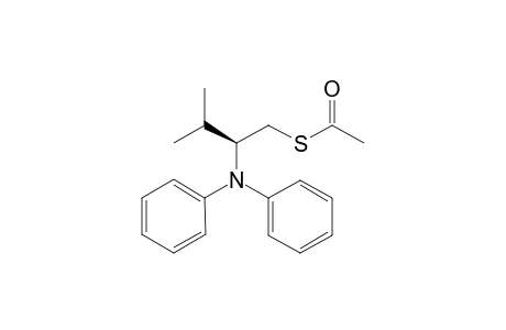 (S)-N,N-Diphenyl-2-amino-3-methyl-1-thiolacetylbutane
