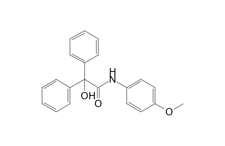 2-Hydroxy-N-(4-methoxyphenyl)-2,2-diphenylacetamide