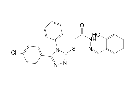 acetic acid, [[5-(4-chlorophenyl)-4-phenyl-4H-1,2,4-triazol-3-yl]thio]-, 2-[(Z)-(2-hydroxyphenyl)methylidene]hydrazide