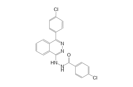 4-chloro-N'-[4-(4-chlorophenyl)-1-phthalazinyl]benzohydrazide