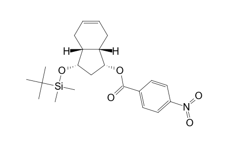 1H-Inden-1-ol, 3-[[(1,1-dimethylethyl)dimethylsilyl]oxy]-2,3,3a,4,7,7a-hexahydro-, 4-nitrobenzoate, (1.alpha.,3.alpha.,3a.beta.,7a.beta.)-(.+-.)-