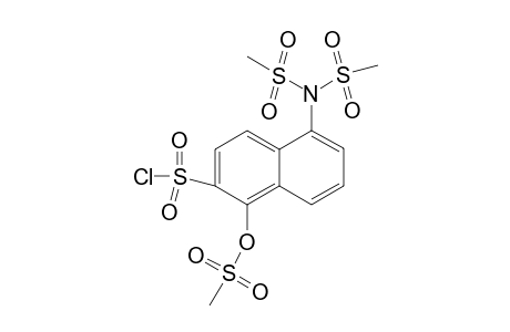 2-Naphthalenesulfonyl chloride, 5-[bis(methylsulfonyl)amino]-1-[(methylsulfonyl)oxy]-
