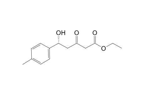 (5R)-Ethyl .delta.-hydroxy-.delta.-(p-methylphenyl)-.beta.-oxo-pentanoate