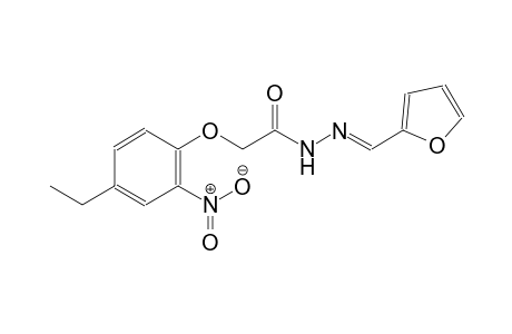 acetic acid, (4-ethyl-2-nitrophenoxy)-, 2-[(E)-2-furanylmethylidene]hydrazide