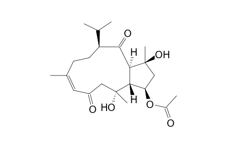 (1S*,3R*,4S*,6R*,7R*,8R*- 11Z)-6-Acetoxy-4,8-dihydroxy-11-capnosene-2,10-dione