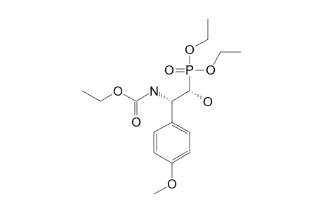 (S)-(1-R*,2-R*)-DIETHYL-[1-HYDROXY-2-(PARA-METHOXYPHENYL)-2-(O-ETHYLCARBAMYL)-ETHYL]-PHOSPHONATE