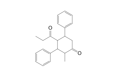 2-Methyl-4(1-oxo-propyl)-3,5-diphenyl-cyclohexanone
