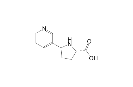 (2S)-5-(3-pyridinyl)-2-pyrrolidinecarboxylic acid