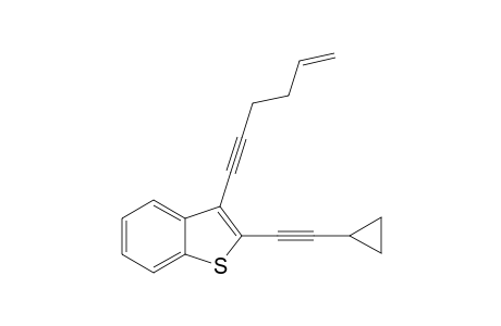 2-(Cyclopropylethynyl)-3-(hex-5-en-1-ynyl)benzo[b]-thiophene