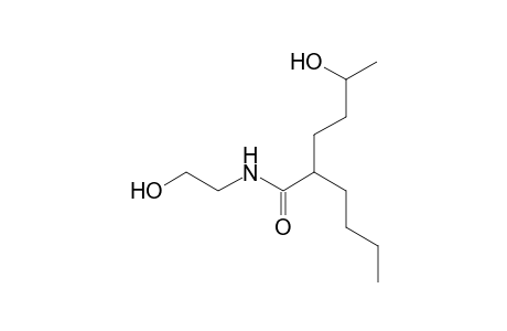 2-butyl-5-hydroxy-N-(2-hydroxyethyl)hexanamide