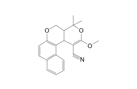 4a,12c-Dihydro-4,4-dimethyl-2-(methyloxy)-4H,5H-naphth[2,1-b]pyrano[4,3-d]pyran-1-carbonitrile