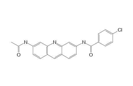 N-(6-acetamidoacridin-3-yl)-4-chlorobenzamide