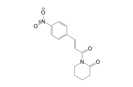 (E)-1-(3-(4-Nitrophenyl)acryloyl)piperidin-2-one
