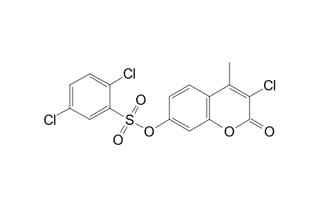3-Chloro-4-methyl-2-oxo-2H-chromen-7-yl 2,5-dichlorobenzenesulfonate