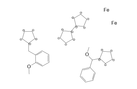 1,1''-Biferrocene, 1',1'''-bis(methoxyphenylmethyl)-