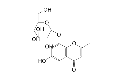 8-O-.beta.,D-glucopyranosyl-6-hydroxy-2-methyl-4H-1-benzopyrane-4-one