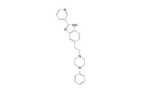 6-[2-(4-phenyl-1-piperazinyl)ethyl]-2-(3-pyridinyl)-1H-benzimidazole