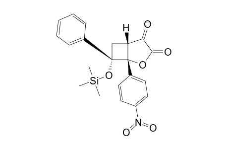 (1R*,5S*,7S*)-1-(4-NITROPHENYL)-7-PHENYL-7-TRIMETHYLSILYLOXY-2-OXABICYCLO-[3.2.0]-HEPTANE-3,4-DIONE