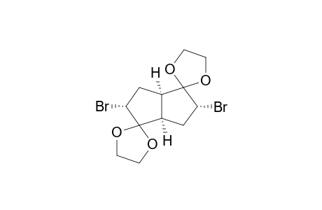 (2'R,3a'R,5'R,6a'R)-2,5-Dibromohexahydrodispiro[1,3-dioxolane-2,1'-pentalene-4',2''-[1,3]dioxolane]
