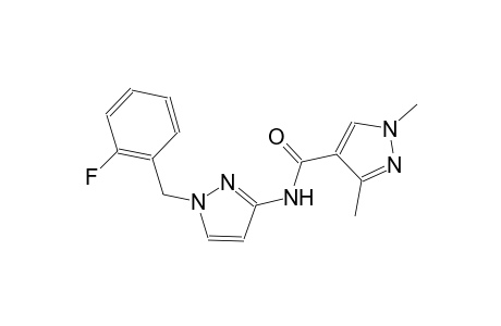 N-[1-(2-fluorobenzyl)-1H-pyrazol-3-yl]-1,3-dimethyl-1H-pyrazole-4-carboxamide