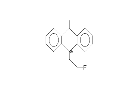 9-(2-Fluoro-ethyl)-10-methyl-anthracenium cation (10-hydro)
