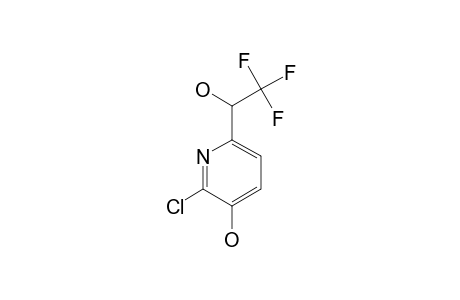 2-CHLORO-3-HYDROXY-6-(1-HYDROXY-2,2,2-TRIFLUOROETHYL)-PYRIDINE