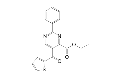 Ethyl 5-(2-Thienylcarbonyl)-2-phenylpyrimidine-4-carboxylate