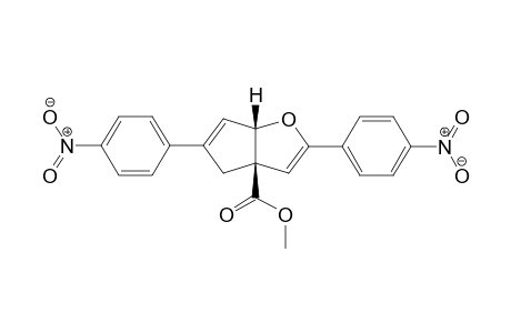 (3aR,6aS)-methyl 2,5-bis(4-nitrophenyl)-4,6a-dihydro-3aH-cyclopenta[b]furan-3a-carboxylate
