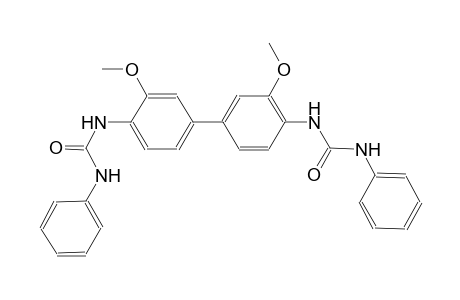 1,1'-biphenyl, 3,3'-dimethoxy-4,4'-bis[[(phenylamino)carbonyl]amino]-