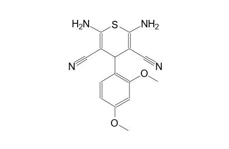 4H-thiopyran-3,5-dicarbonitrile, 2,6-diamino-4-(2,4-dimethoxyphenyl)-
