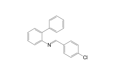 N-(4-Chlorobenzylidene)-1,1-biphenyl-2-amine
