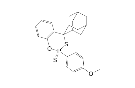 2-(4-Methoxyphenyl)spiro[1,3,2-benzoxathiaphosphinine-4,2'-adamantane]-2-sulfide