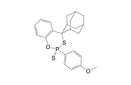 2-(4-Methoxyphenyl)spiro[1,3,2-benzoxathiaphosphinine-4,2'-adamantane]-2-sulfide