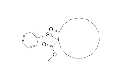 Methyl ester of 2-Oxo-1-phenylseleno-cyclopentadecancarboxylic acid