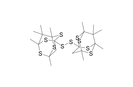 2,4,6,8-Tetrathiatricyclo[3.3.1.1(3,7)]decane, 1,1'-dithiobis[3,5,7,10,10-pentamethyl-
