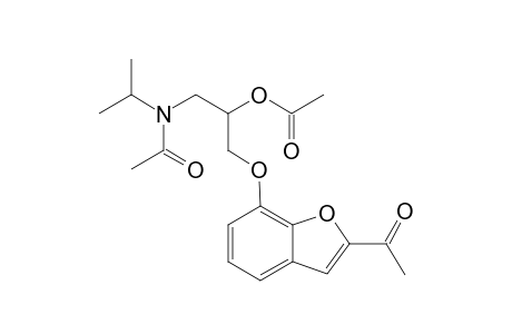 7-{[N,O-diacetyl-(3'-isopropylamino)-2'-hydroxy)]propoxy]}-2-acetylbenzofuran