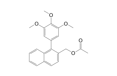 [1-(3,4,5-Trimethoxyphenyl)naphthalene-2-yl]methyl acetate