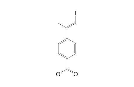 (E)-4-(1-IODOPROP-1-EN-2-YL)-BENZOIC-ACID