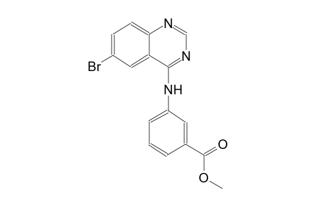 benzoic acid, 3-[(6-bromo-4-quinazolinyl)amino]-, methyl ester