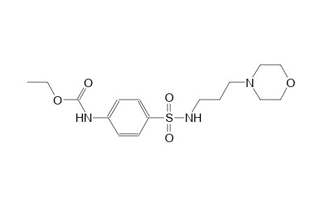 ethyl 4-({[3-(4-morpholinyl)propyl]amino}sulfonyl)phenylcarbamate