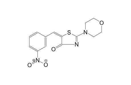 (5E)-2-(4-morpholinyl)-5-(3-nitrobenzylidene)-1,3-thiazol-4(5H)-one