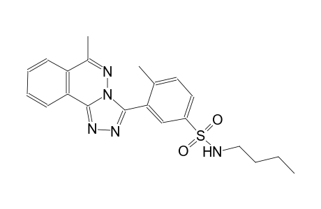 N-butyl-4-methyl-3-(6-methyl[1,2,4]triazolo[3,4-a]phthalazin-3-yl)benzenesulfonamide